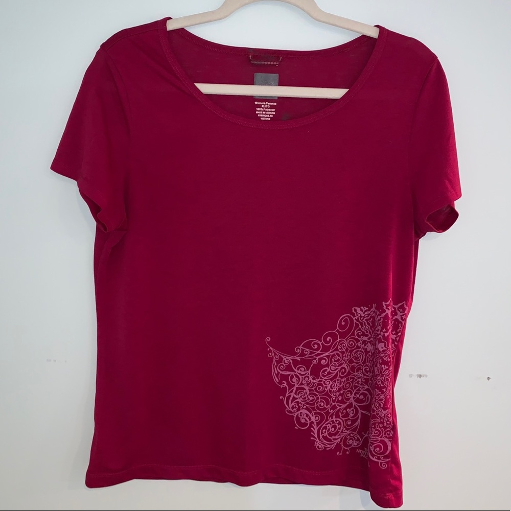 The north face workout tee-shirt XL